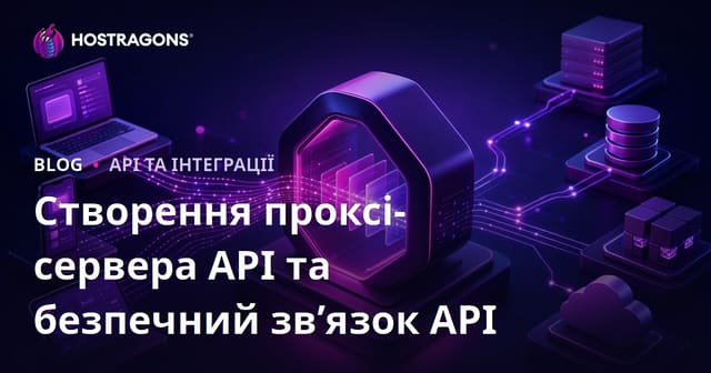 Створення проксі-сервера API та безпечний зв’язок API