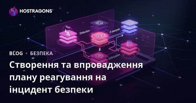 Створення та впровадження плану реагування на інцидент безпеки