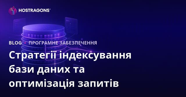 Стратегії індексування бази даних та оптимізація запитів