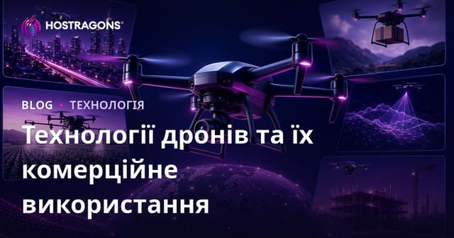 Технології дронів та їх комерційне використання