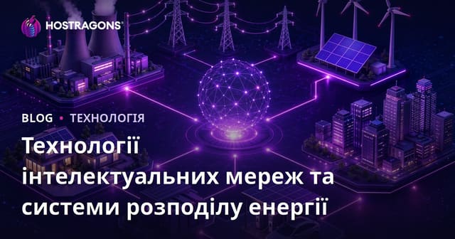 Технології розумних мереж та системи розподілу енергії