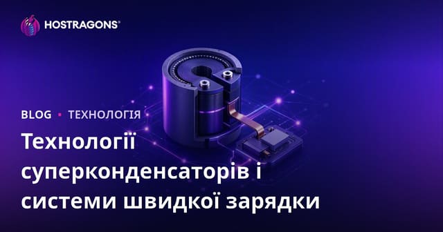 Технології суперконденсаторів та системи швидкої зарядки