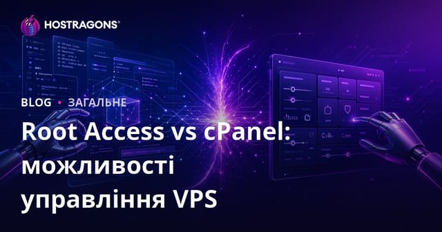 Root Access vs cPanel: можливості управління VPS