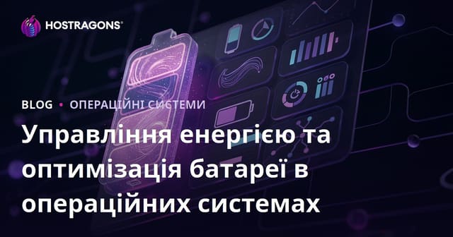 Управління енергією та оптимізація батареї в операційних системах