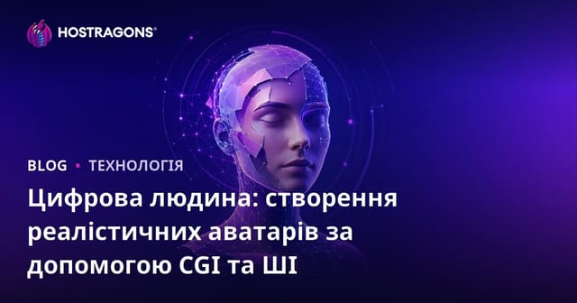 Цифрова людина: створення реалістичних аватарів за допомогою CGI та ШІ