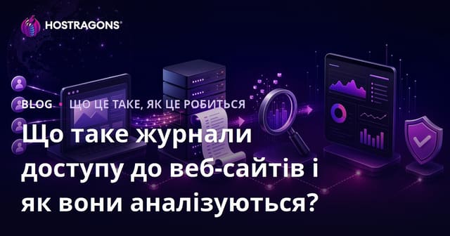 Що таке лог-файли доступу до веб-сайту та як їх аналізувати?
