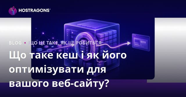 Що таке кеш і як його оптимізувати для вашого веб-сайту?