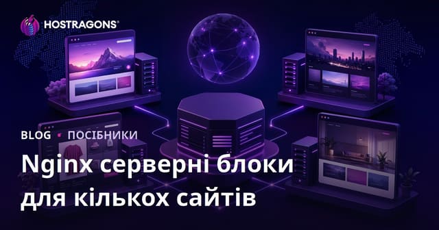 Як налаштувати Nginx серверні блоки для хостингу кількох сайтів на одному сервері