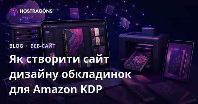 Як створити сайт для дизайну обкладинок блокнотів і щоденників для Amazon KDP