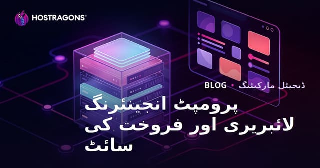 مصنوعی ذہانت کی پرامپٹ انجینئرنگ لائبریری اور فروخت کی ویب سائٹ بنانا
