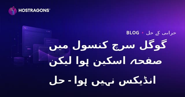 گوگل سرچ کنسول میں صفحہ اسکین ہوا لیکن انڈیکس نہیں ہوا - حل