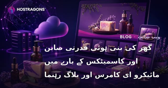 گھر کی بنی ہوئی قدرتی صابن اور کاسمیٹکس کے بارے میں مائیکرو ای کامرس اور بلاگ رہنما