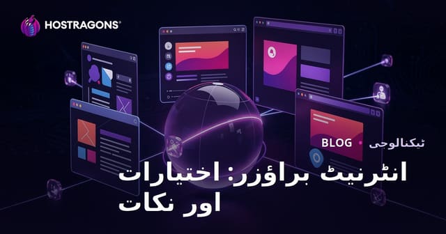 انٹرنیٹ براؤزر: اختیارات اور نکات