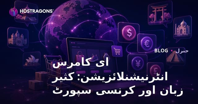 ای کامرس انٹرنیشنلائزیشن: کثیر زبان اور کرنسی سپورٹ