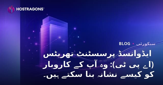 ایڈوانسڈ پرسسٹنٹ تھریٹس (اے پی ٹی): وہ آپ کے کاروبار کو کیسے نشانہ بنا سکتے ہیں۔