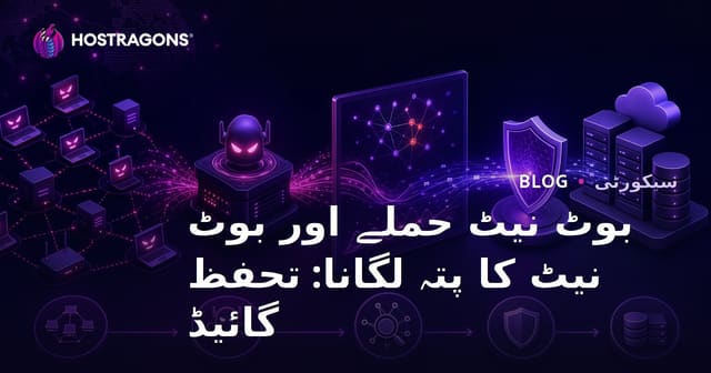 بوٹ نیٹ حملے اور بوٹ نیٹ کا پتہ لگانا: تحفظ گائیڈ