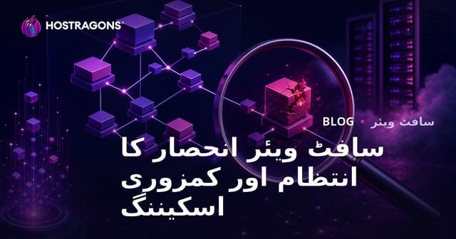 سافٹ ویئر انحصار کا انتظام اور کمزوری اسکیننگ