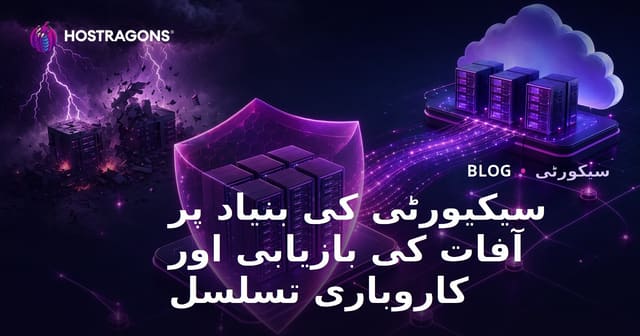 سیکیورٹی کی بنیاد پر آفات کی بازیابی اور کاروباری تسلسل