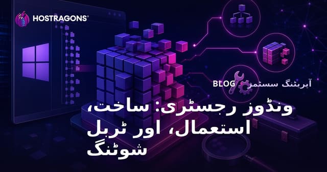 ونڈوز رجسٹری: ساخت، استعمال، اور ٹربل شوٹنگ