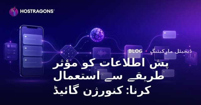 پش اطلاعات کو مؤثر طریقے سے استعمال کرنا: کنورژن گائیڈ