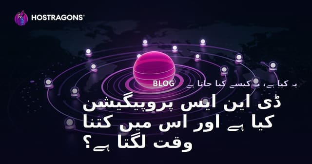 ڈی این ایس پروپیگیشن کیا ہے اور اس میں کتنا وقت لگتا ہے؟