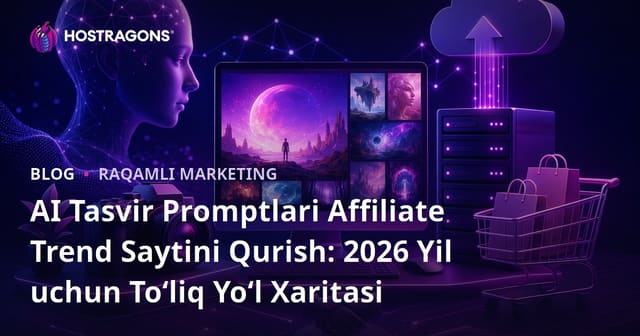 AI Tasvir Promptlari Affiliate Trend Saytini Qurish: 2026 Yil uchun To‘liq Yo‘l Xaritasi