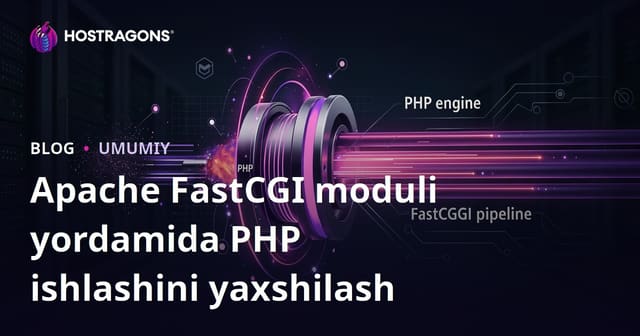 Apache FastCGI Moduli yordamida PHP Performansini oshirish