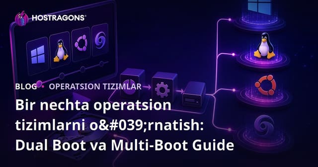 Ko'p Operatsion Tizim O'rnatish: Dual Boot va Multi-Boot Qo'llanmasi