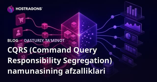 CQRS (Buyruq So'rov Mas'uliyatini Ajratish) Dizaynining Afzalliklari