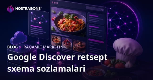 Google Discover uchun faqat ovqat retseptlari beradigan mikro saytlar uchun schema sozlamalari