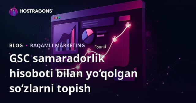 Google Search Console "Natija" (Performance) Hisoboti orqali Yo‘qotilgan So‘zlarni Topish