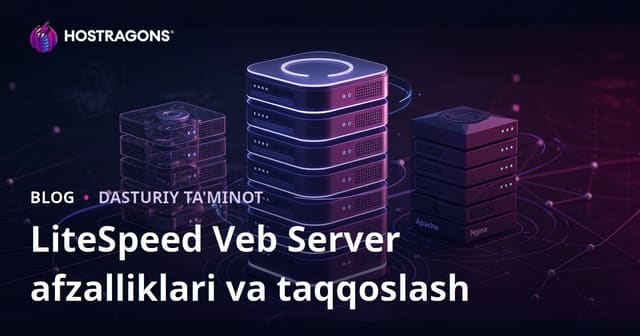 LiteSpeed Web Server (LSWS) afzalliklari va Apache/Nginx taqqoslash