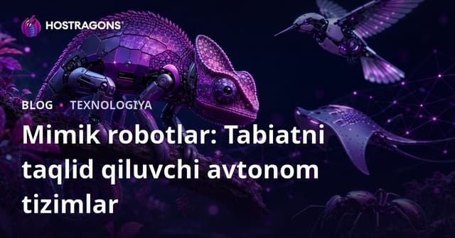 Mikromikro Robotlar: Tabiyatni Taklit Etuvchi Avtonom Tizimlar