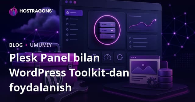 Plesk Panel bilan WordPress Toolkit’dan Foydalanish