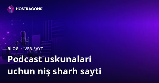 Podcast jihozlari va ovoz izolatsiyasi bo‘yicha niche tahlil sayti: Ehtiyojdan ekspertlikka