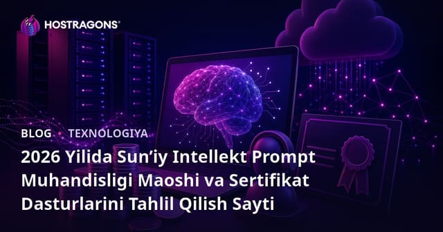 2026 Yilida Sun’iy Intellekt Prompt Muhandisligi Maoshi va Sertifikat Dasturlarini Tahlil Qilish Sayti