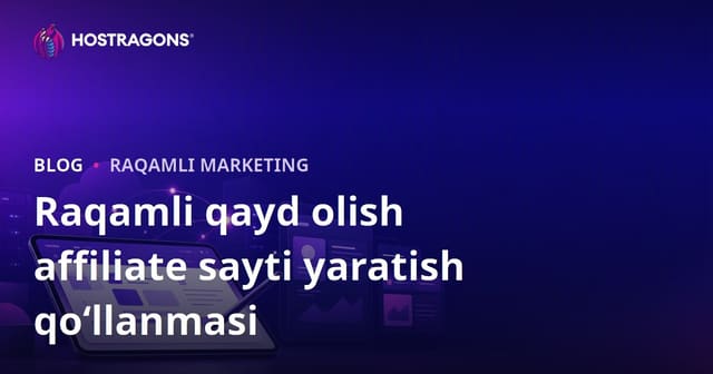 Talabalar uchun raqamli konspekt va iPad dasturlari affiliate sayti qanday ochiladi?