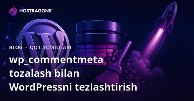 WordPress wp_commentmeta jadvalini tozalash orqali sayt tezligini oshirish