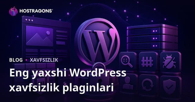 Eng yaxshi WordPress xavfsizlik plaginlari