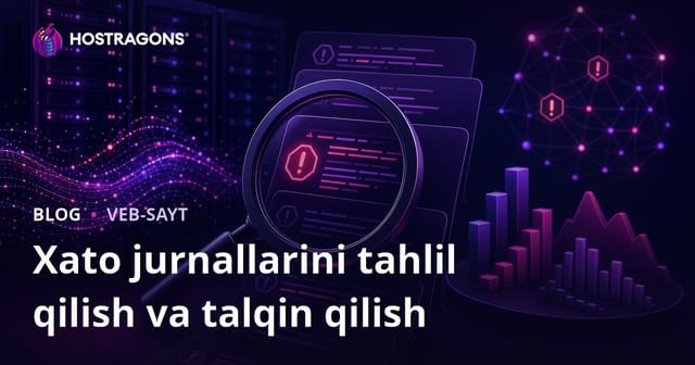 Xato jurnallarini tahlil qilish va talqin qilish