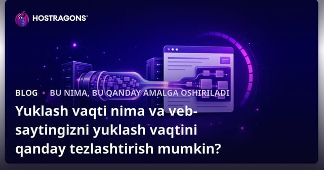 Yuklash Vaqti Nima va Veb Saytingizning Yuklash Vaqtini Qanday Tezlashtirishingiz Mumkin?