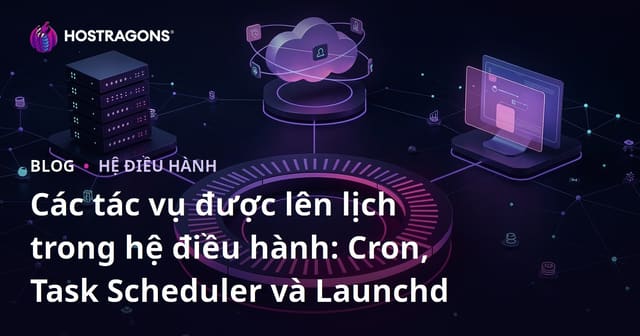 Các tác vụ được lên lịch trong hệ điều hành: Cron, Task Scheduler và Launchd