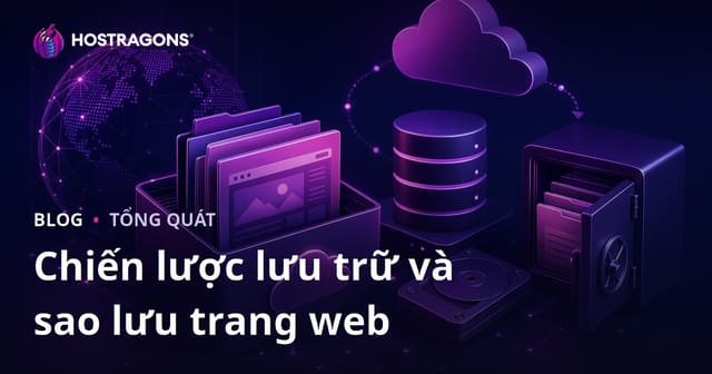 Chiến lược lưu trữ và sao lưu trang web