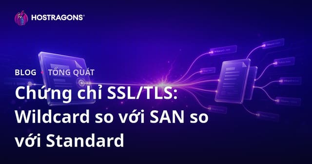Chứng chỉ SSL/TLS: Wildcard so với SAN so với Standard