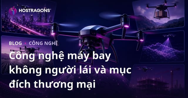 Công nghệ máy bay không người lái và mục đích thương mại