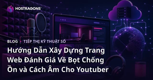 Hướng Dẫn Xây Dựng Trang Web Đánh Giá Về Bọt Chống Ồn và Cách Âm Cho Youtuber