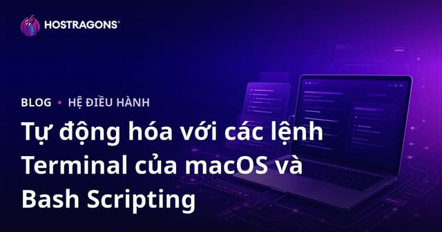 Tự động hóa với các lệnh Terminal của macOS và Bash Scripting