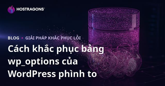 Tại Sao Bảng wp_options WordPress Lại Quan Trọng và Cách Giải Quyết Vấn Đề Tăng Kích Thước