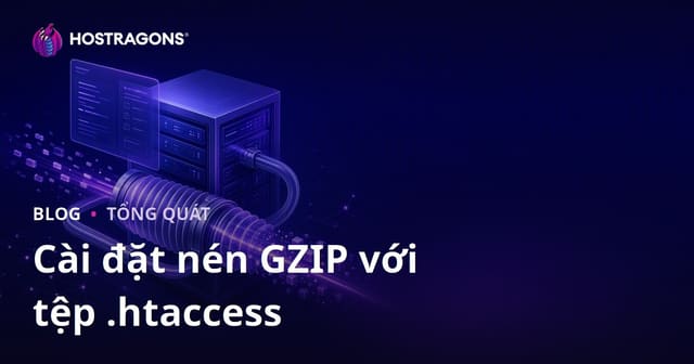 Cài đặt nén GZIP với tệp .htaccess