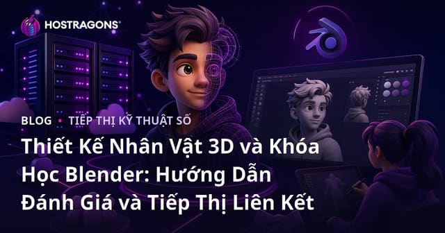 Thiết Kế Nhân Vật 3D và Khóa Học Blender: Hướng Dẫn Đánh Giá và Tiếp Thị Liên Kết